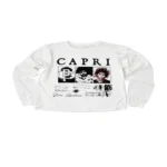 PROJECT CAPRI Capri White Long Sleeve front view in clean white finish