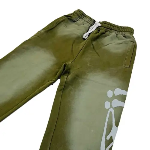 Project Capri Zombie Sweatpants Green back view premium graphic sweatpants