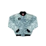 Project Capri Reversible Graffiti Bomber Jacket front view