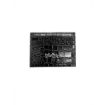 Project Capri Running Man Black Card Holder front view