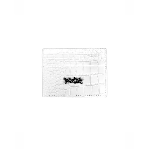 Project Capri Running Man White Card Holder front view
