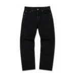Front view of Project Capri Black Classic Jeans with straight fit