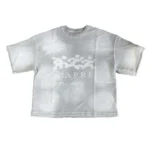 Front view of Project Capri Priest Graphic Hoodie with premium graphic print