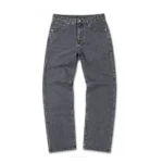 Front view of Project Capri Grey Classic Jeans with premium straight fit